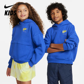 Nike Sportswear Icon Fleece 大童 Oversize 风套头连帽衫 DX5142