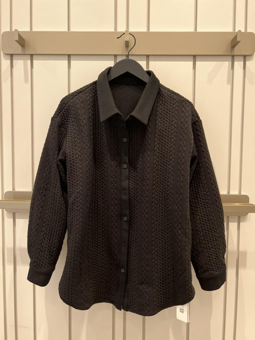 针丝缘春新品立体浮雕休闲柔软显瘦简约衬衫4133 商品图14