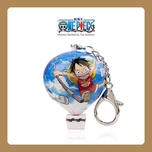 【折扣商品 不退不换】28片 热气球造型 钥匙扣拼图 AB1029 ONE PIECE-Brotherhood 商品图0