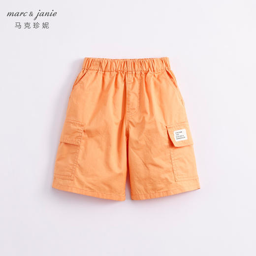 马克珍妮新款夏装男童工装大口袋纯棉七分裤 儿童裤子230986 商品图3