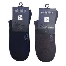 (清仓款，不退换，部分货品无原包装袋，如图所示，介意者慎拍）SCHIESSER德国舒雅高端系列铂雅棉+聚酯+氨纶短颈口袜子实拍99/15230K