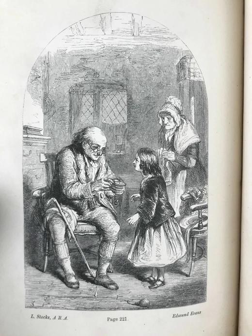 1857年 莫尔斯沃思夫人《呵护孩子》 20幅版画插图 真皮精装36开 商品图9