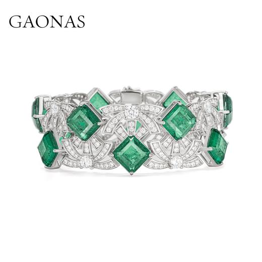 GAONAS 925银锆石手链 高纳仕 烟火系列重磅手链GS078600 商品图0