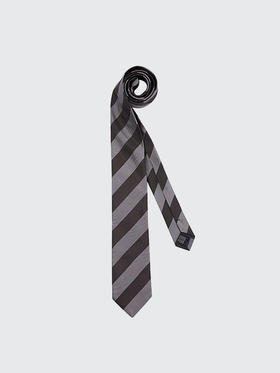 callisto灰色桑蚕丝领带 SPCTE025GY