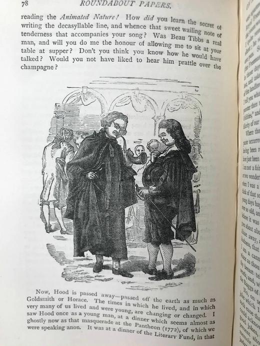 1898年 萨克雷《委婉集》 数十幅插图 真皮精装32开 商品图11