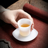 冰种玉瓷一号聚香杯10入  白瓷茶杯羊脂玉功夫陶瓷杯子品茗杯手工 商品缩略图3