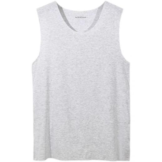 SCHIESSER  德国舒雅铂雅男士纯色超细莫代尔无痕圆领背心95/18660V 商品图4