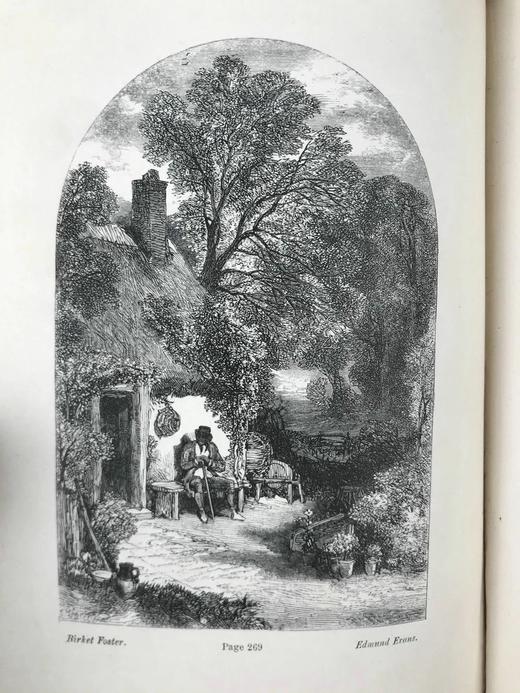 1857年 莫尔斯沃思夫人《呵护孩子》 20幅版画插图 真皮精装36开 商品图7