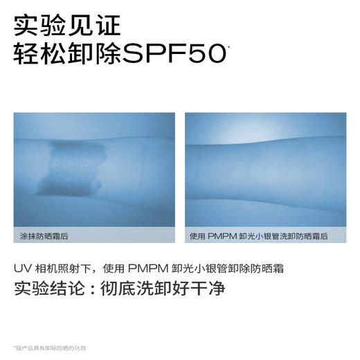 【卸妆洁面二合一】PMPM冰岛洁面卸妆洁面卸光小银管温和控油深层清洁洗面奶精简护肤100g新 商品图3