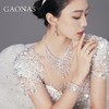 GAONAS 坠链均925银锆石 高纳仕 白色婚礼项链 BX033600 商品缩略图2