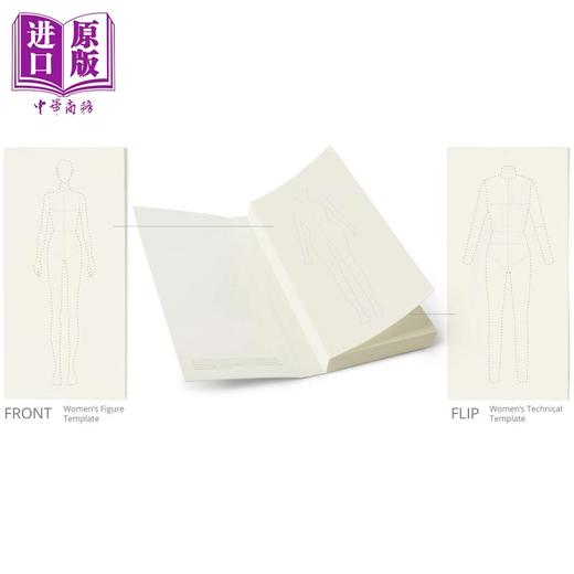 预售 【中商原版】Womenswear Memopad 进口艺术 女装记事本 Fashionary 商品图2