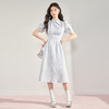 复古国风改良旗袍裙女夏季新中式长款浮雕泡泡袖连衣裙女V0930756 商品缩略图1