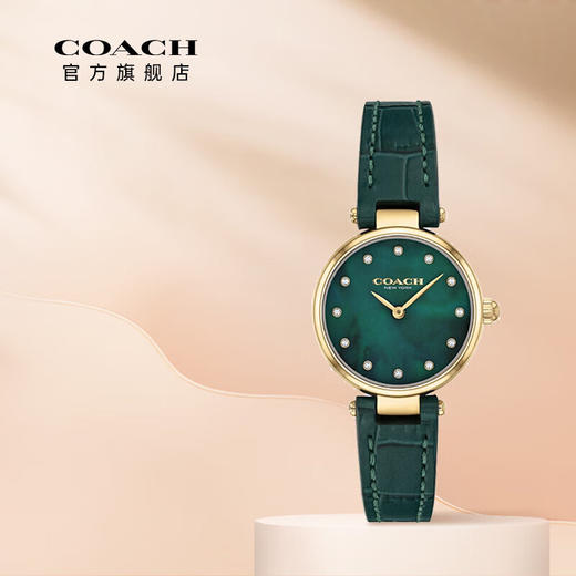 COACH蔻驰带钻小绿表 商品图0