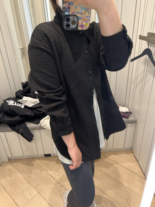 针丝缘春新品立体浮雕休闲柔软显瘦简约衬衫4133 商品图12