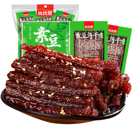 比比赞 素豆角干 辣条 180g/袋 商品图0