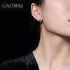 GAONAS 925银锆石耳饰 高纳仕 日常红色小花朵耳钉RE07330 商品缩略图2