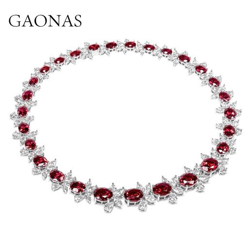 GAONAS 高纳仕 时尚重磅红色项链RX113000 商品图2