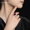 GAONAS 925银锆石戒指 设计师系列 红色蝴蝶结戒指 RJ042730 商品缩略图4