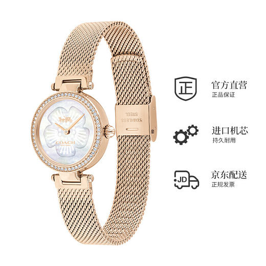 COACH蔻驰帕克编织表金 商品图4