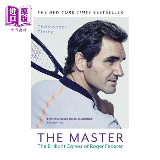 【中商原版】网球大师 费德勒的精彩人生 The Master  The Brilliant Career of Roger Federer 英文原版 Christopher Clarey  商品图0