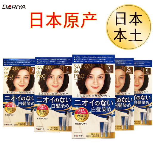 【保税仓】Dariya/塔丽雅染发膏纯植物自然男女用深棕色80g/盒 商品图4