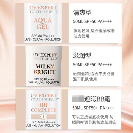 法国LANCÔME 兰蔻小白管 高倍清爽防晒霜50ml 清爽款 SPF50+PA++++ 【保税直发】 商品图4