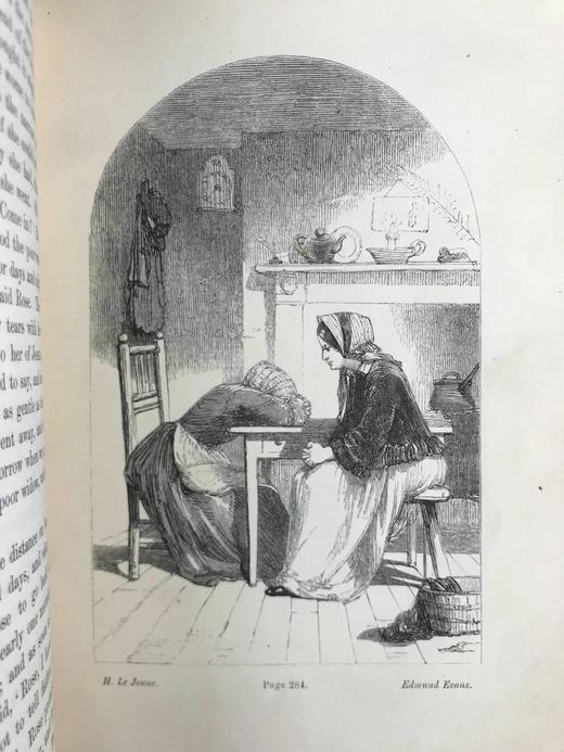 1857年 莫尔斯沃思夫人《呵护孩子》 20幅版画插图 真皮精装36开 商品图6