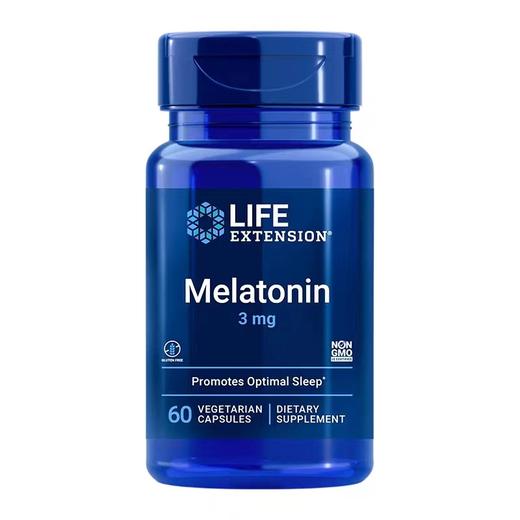 沿寿LIFE EXTENSION Melatonin 3mg（褪黑素睡眠片3mg） 商品图0