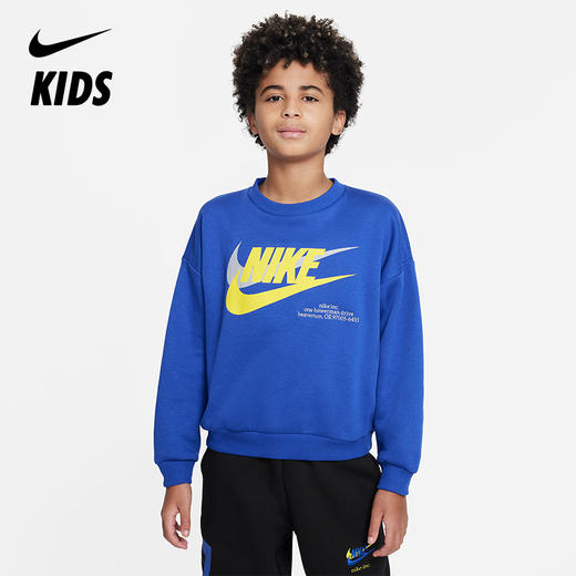 Nike Sportswear Icon Fleece 大童 Oversize 风运动衫 DX5140 商品图8