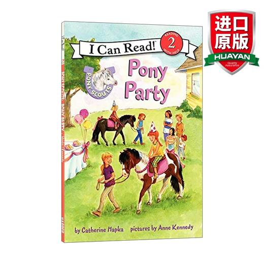 Collins柯林斯 英文原版 Pony Scouts Pony Party 小马的聚会 小马童子军分级阅读 I Can Read 2 英文版 进口英语原版书籍 商品图0