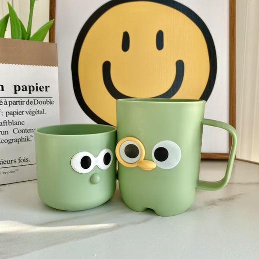 *【立体萌宠造型！儿童洗漱杯】儿童刷牙杯，牙刷圆形杯子，宝宝家用可爱卡通男女孩防摔漱口 商品图5