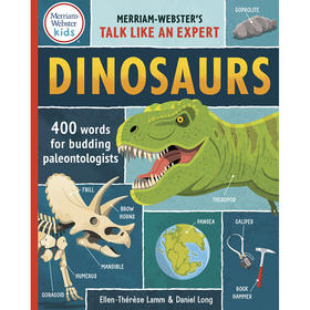 恐龙：教给崭露头角的小古生物学家400个词汇 英文原版 Dinosaurs : 400 Words for Budding Paleontologists