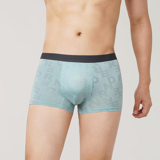 都市丽人都市锋尚日常休闲提花冰丝平角裤男士内裤FK3CC2 商品图0