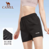 骆驼运动短裤女2025夏季防走光透气休闲跑步健身高腰外穿速干裤子男 C23BAXM016_C13BAXM015_C13BAXM009 商品缩略图0