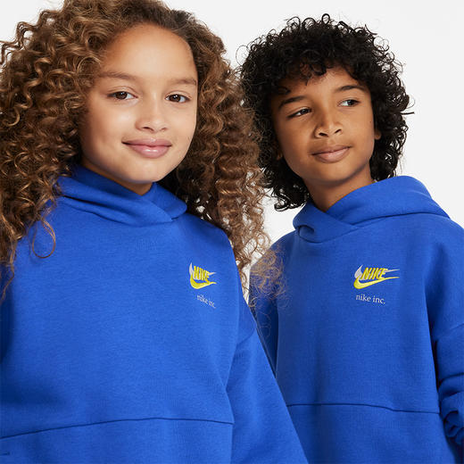 Nike Sportswear Icon Fleece 大童 Oversize 风套头连帽衫 DX5142 商品图2
