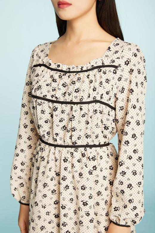 ANSUABEL 圆领印花连衣裙 11385 商品图3