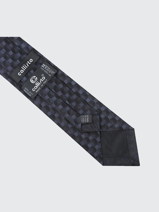 callisto藏青桑蚕丝领带 SQCTE023C 商品图3