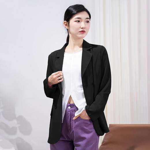 Avann轻薄防晒雪纺西装 商品图13