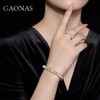 GAONAS 925银锆石手链 高纳仕 极简大气黄白色手链 YS114166 商品缩略图3