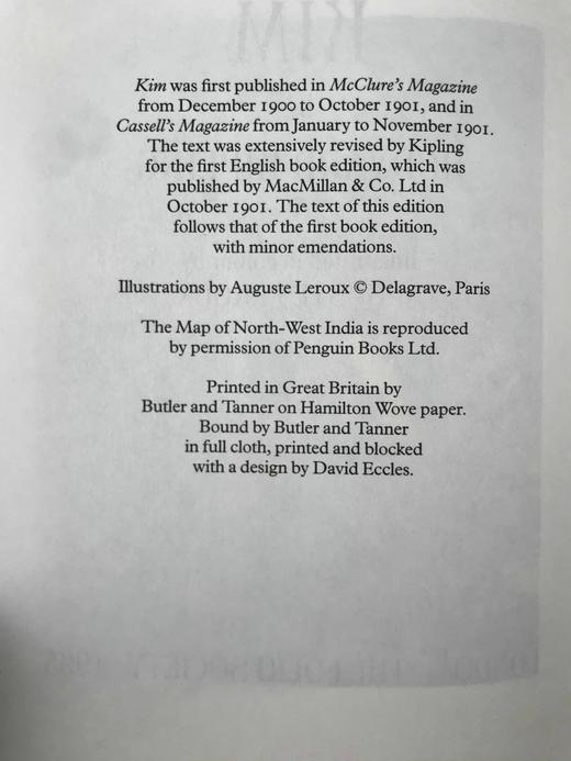 吉卜林《基姆》 12幅彩色插图 精装18开带书匣 商品图4