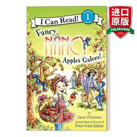 Collins柯林斯 英文原版 I Can Read 1 Fancy Nancy Apples Galore! 漂亮的南希 苹果盛宴 小俏妞希希分级读物 英文版 进口英语原版书籍