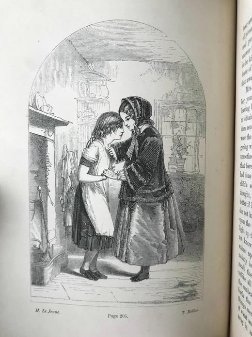 1857年 莫尔斯沃思夫人《呵护孩子》 20幅版画插图 真皮精装36开 商品图10