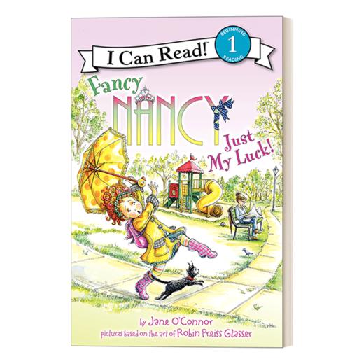 Collins柯林斯 英文原版 I Can Read 1 Fancy Nancy Just My Luck! 漂亮的南希 好运气 小俏妞希希分级读物 英文版 进口英语原版书籍 商品图1