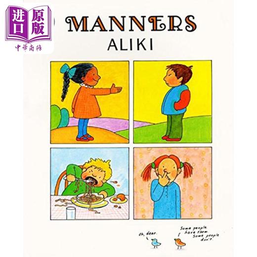 【中商原版】Manners 礼貌之书 英文原版 进口图书 儿童绘本 故事图画书 好习惯养成 生活常识学习 商品图0