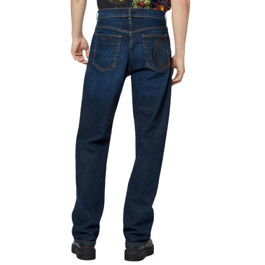 VERSACE JEANS 范思哲 男士修身系扣休闲牛仔裤 蓝色 71GAB5TT DW00904D 904 商品图2