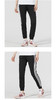 阿迪达斯 （adidas）女裤 2023夏季户外运动裤三条纹健身跑步长裤束脚休闲裤黑色卫裤 GP0659-棉质透气-罗纹裤口 商品缩略图0