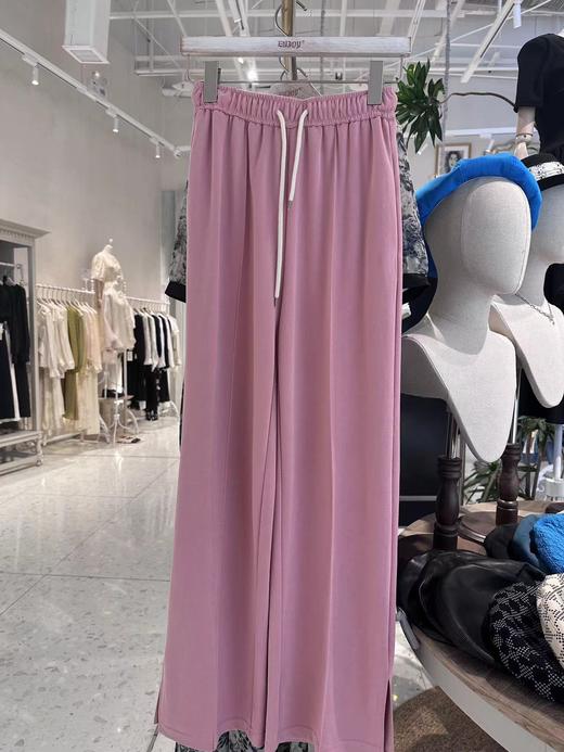 【门店同款】春季铜氨丝开衩阔腿裤 150493091 商品图0