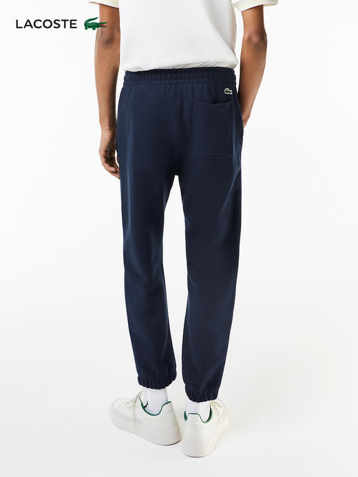 【海南专供价】Lacoste法国鳄鱼男装新款藏青色纯棉休闲运动裤XH5585-10 商品图2