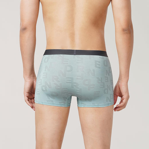 都市丽人都市锋尚日常休闲提花冰丝平角裤男士内裤FK3CC2 商品图2