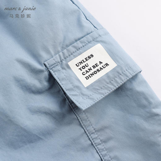 马克珍妮新款夏装男童工装大口袋纯棉七分裤 儿童裤子230986 商品图4